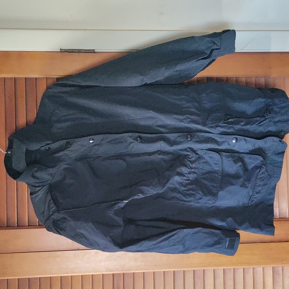 Eddie Bauer women's size small black lightweight hooded jacket
